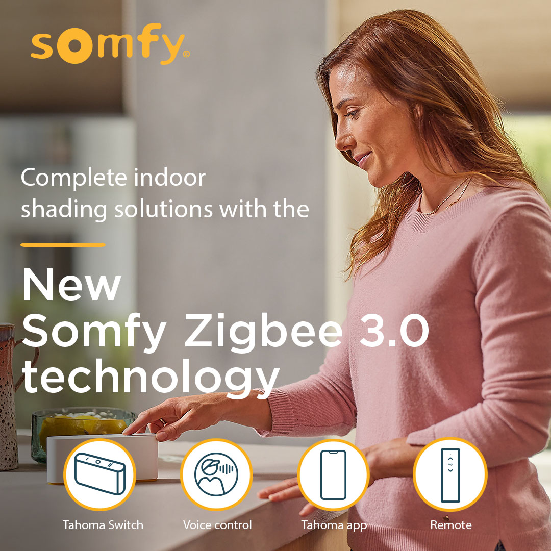 Free Somfy homehub to release the launch of Somfy Zigbee 3.0