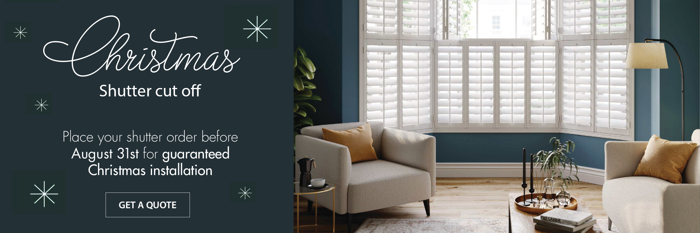Christmas Shutter Cut off