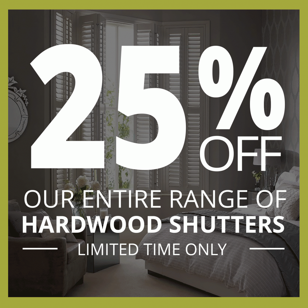 25% Off Shutters